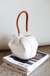 Billie Dumpling Hobo Bag White