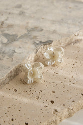 Maxine Orchid Earrings Pearl