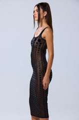 ROUND OF APPLAUSE MIDI DRESS