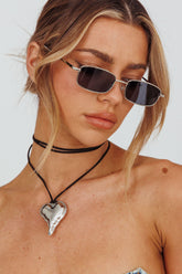 Mae Rectangle Sunglasses Black