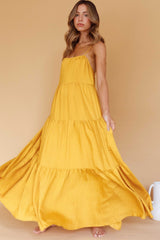 Bora Bora Tied Back Maxi Dress Tangerine