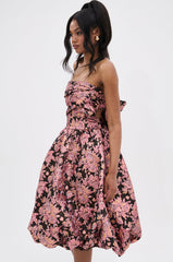 CHARLOTTE BROCADE MIDI DRESS